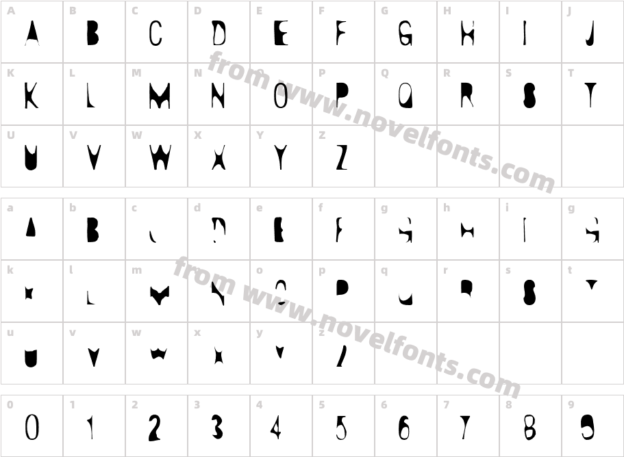 D44Caps LightCharacter Map