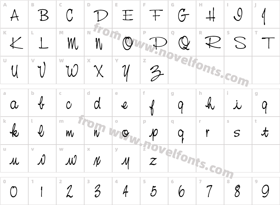 NevisionCasualEFCharacter Map