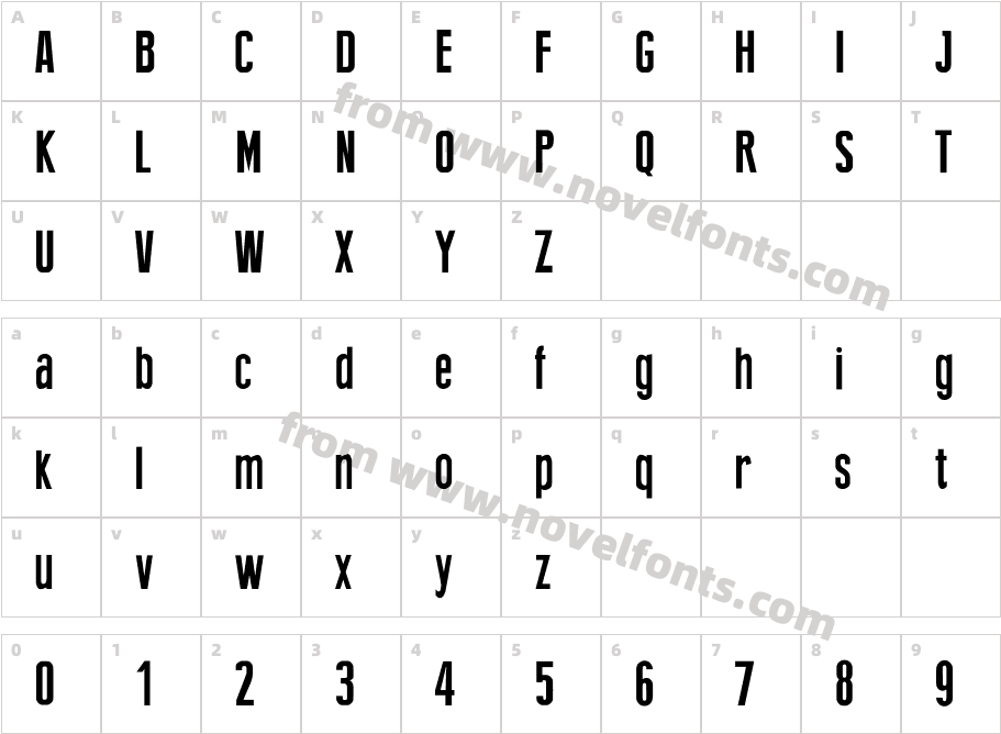 New PressCharacter Map