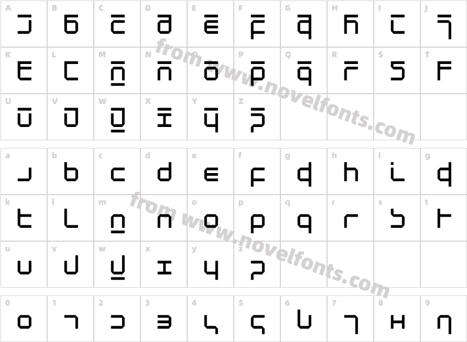 NewAlphabetThreeCharacter Map