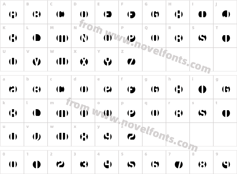 DB Layer 3 BRKCharacter Map