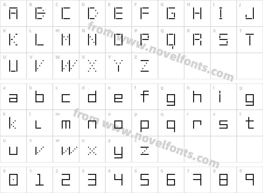 NewLife-SquareCharacter Map