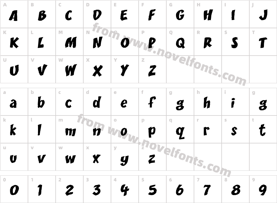 DCC-ScisorCharacter Map