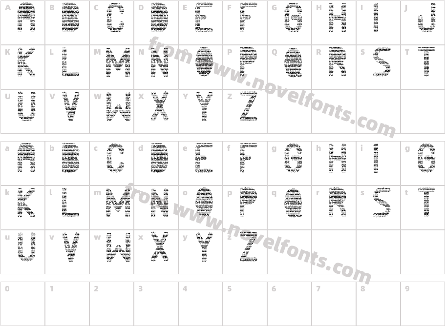 News papers stCharacter Map