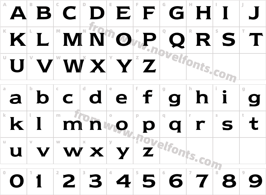 NewtextDemiCharacter Map