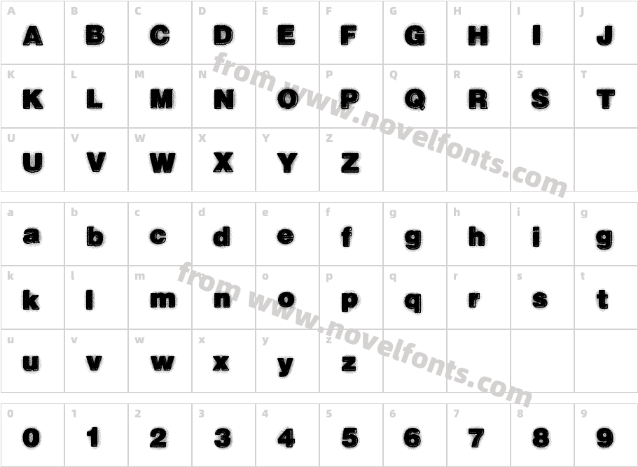 NextWaveCharacter Map