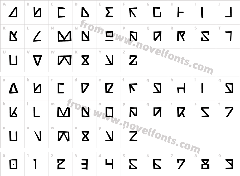 Nick Turbo RoughCharacter Map