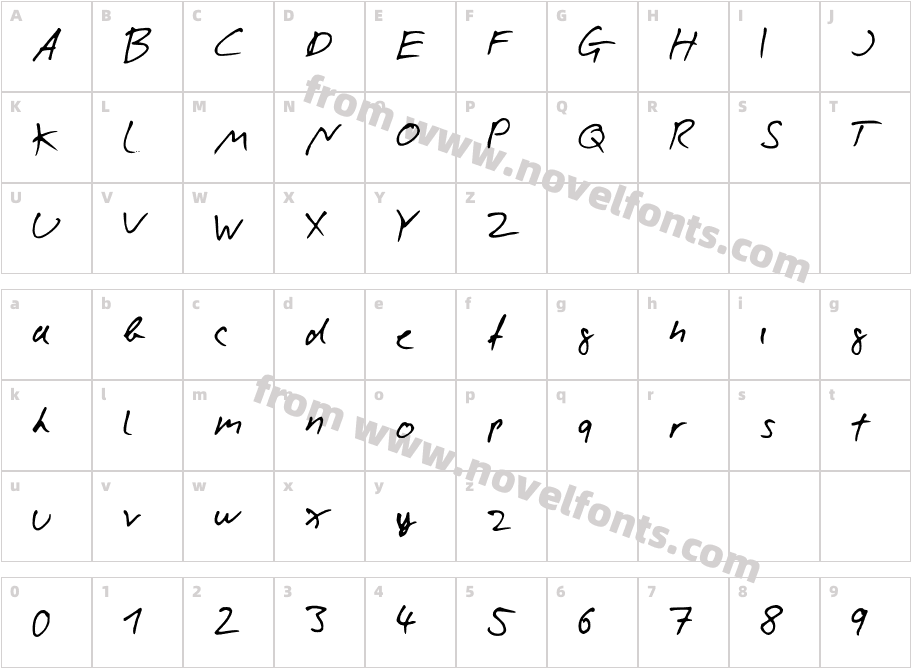 NicolasCharacter Map