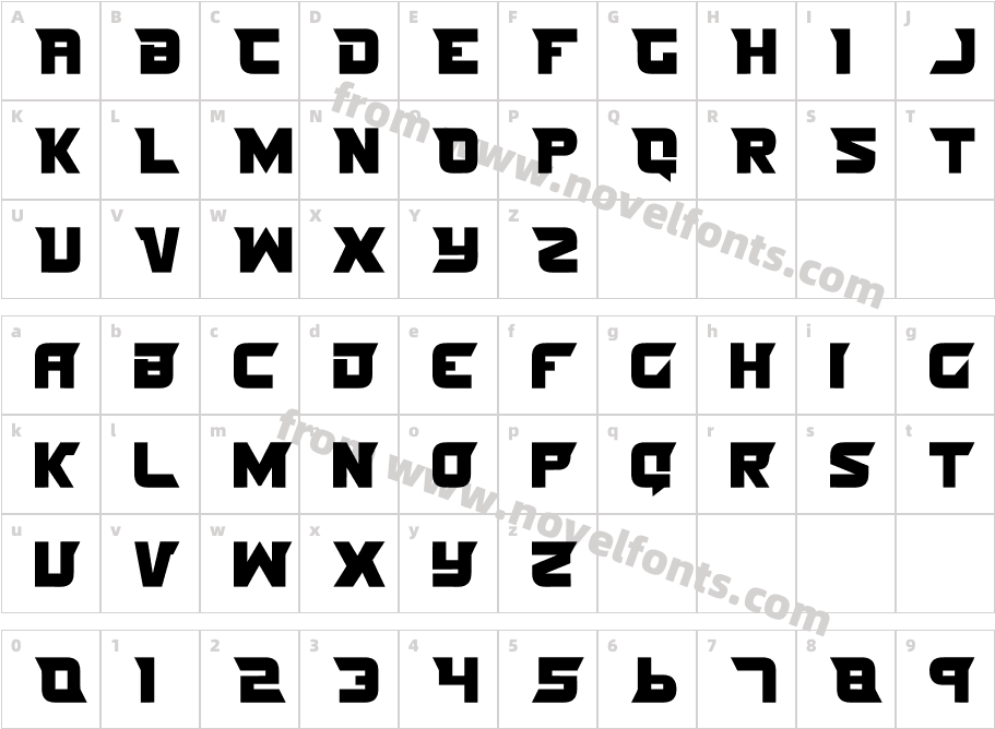 Nife FiteCharacter Map