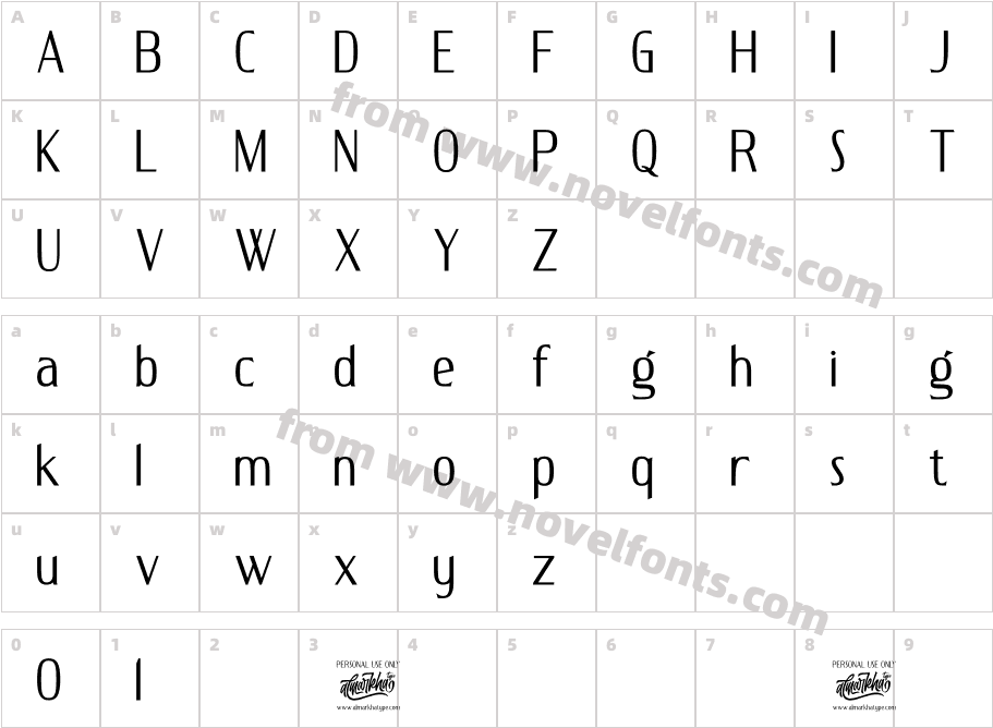 DELUXES BOLDCharacter Map