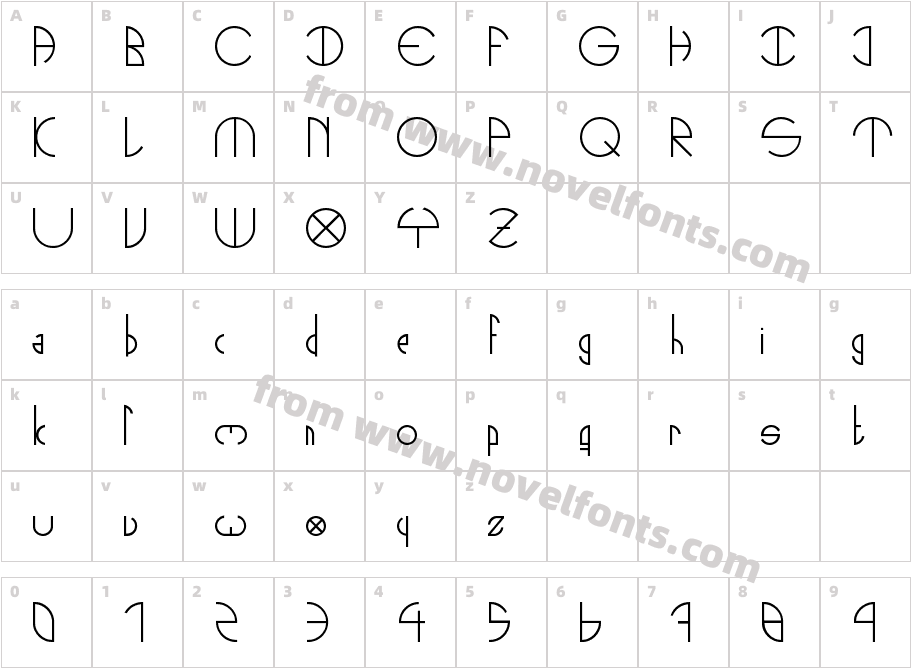 NightCharacter Map