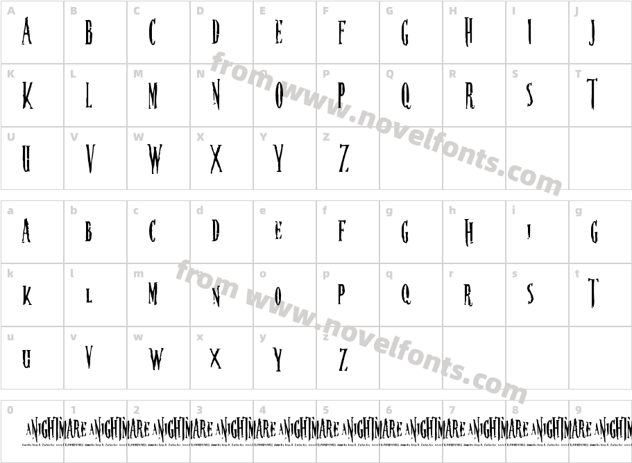 Nightmare 5Character Map