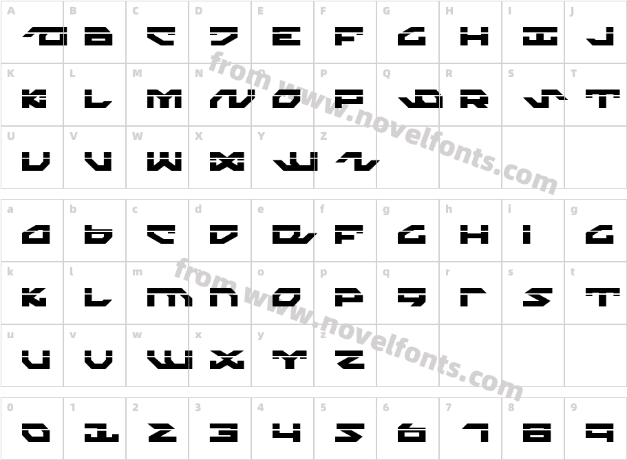 Nightrunner LaserCharacter Map