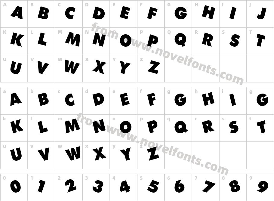 DEVOCharacter Map