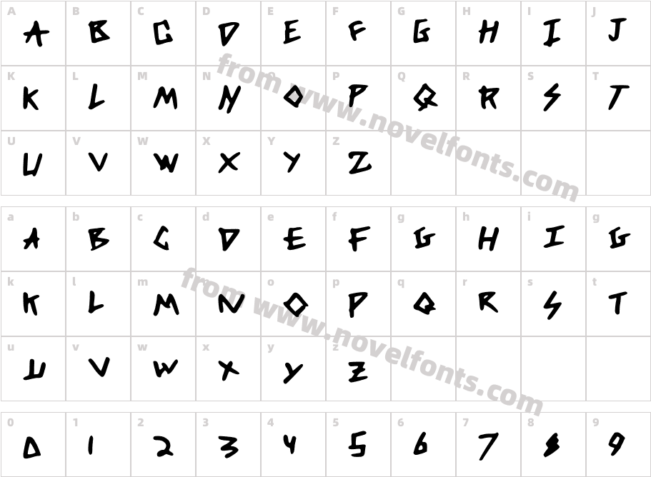 DFMCharacter Map