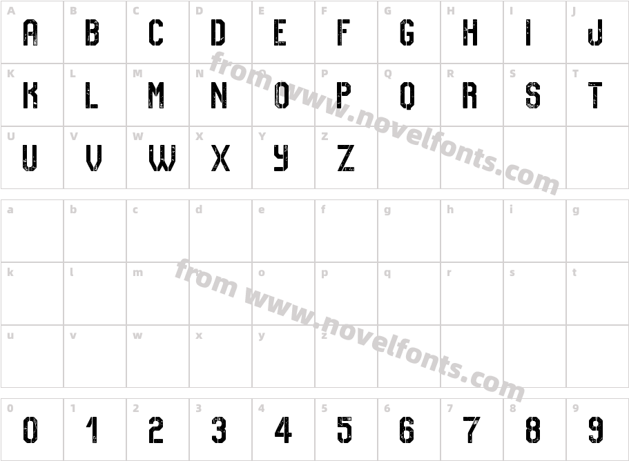 No Safety ZoneCharacter Map