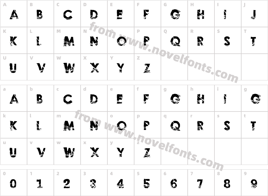 NoHardEvidenceCharacter Map