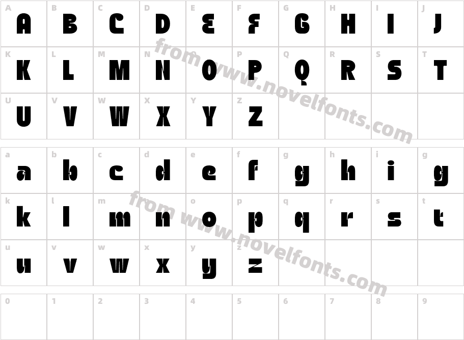 CS Company Demo RegularCharacter Map