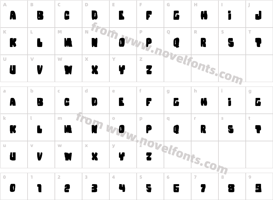 Nobody's Home ExpandedCharacter Map