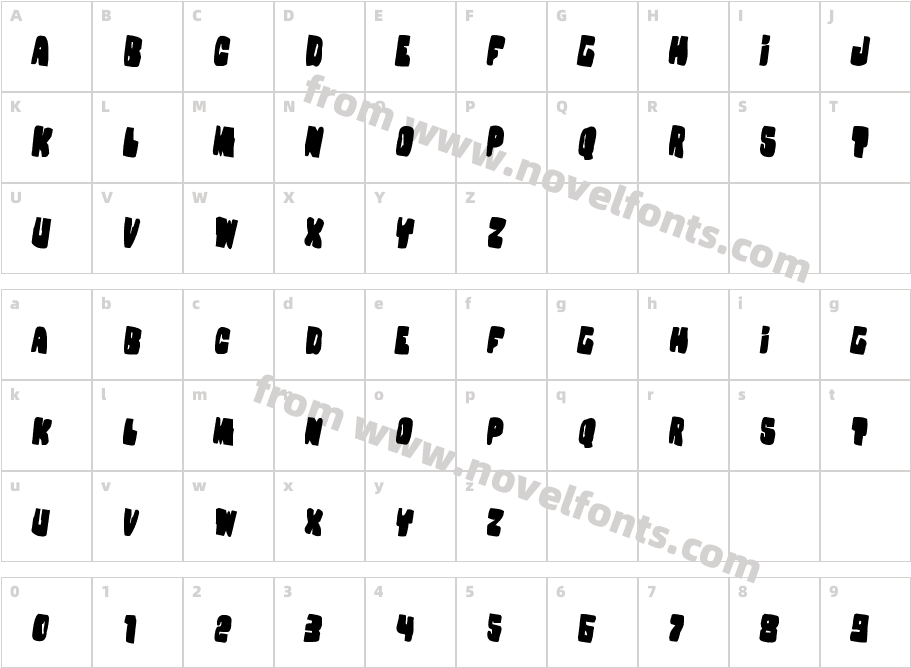 Nobody's Home Rotated 2Character Map