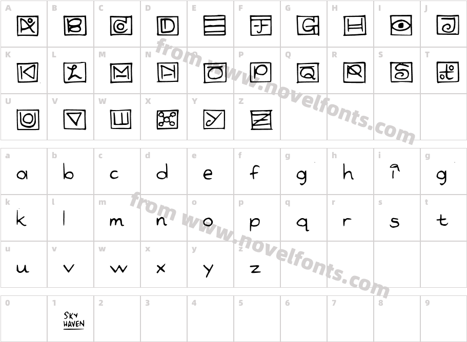 Nonsense-MediumCharacter Map