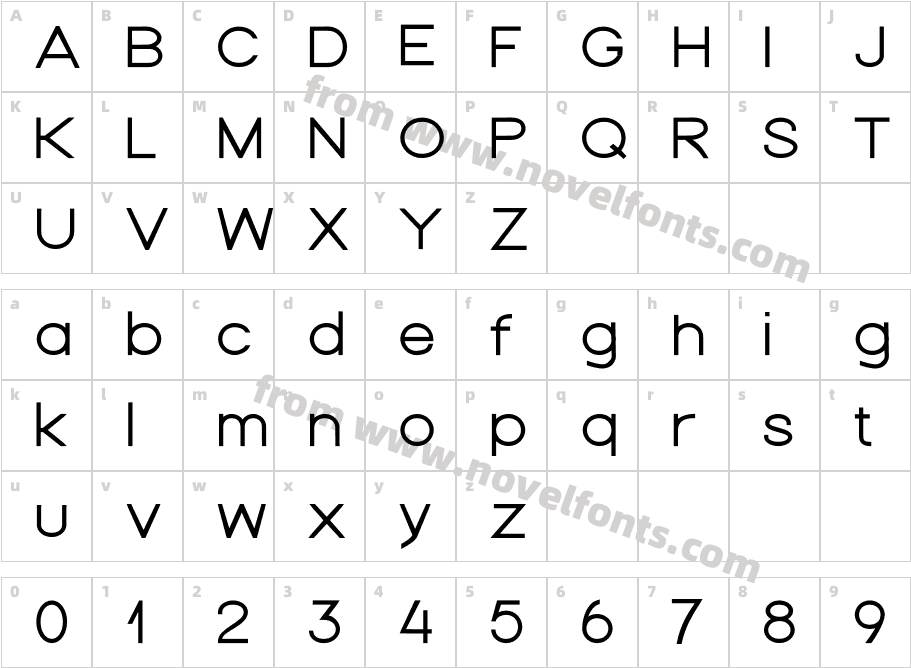 Nordica Advanced Regular ExtendedCharacter Map