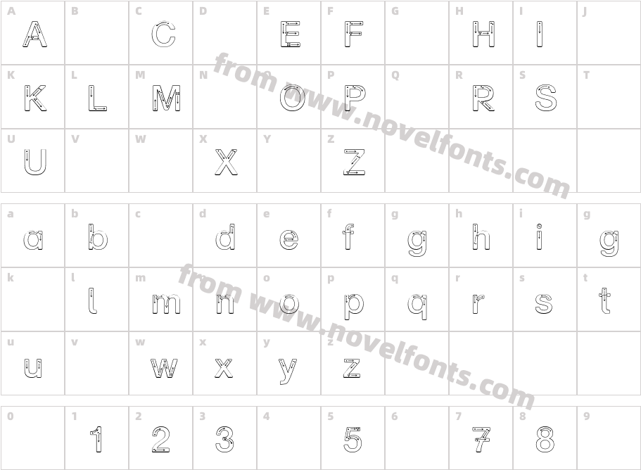 NordspurCharacter Map