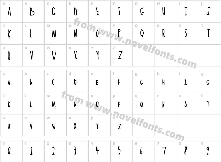 NorteaaTallHandCharacter Map