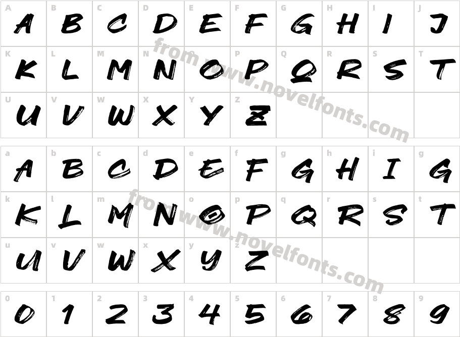 North ZoneCharacter Map