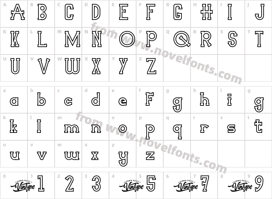 Not Wanted Demo OutlineCharacter Map