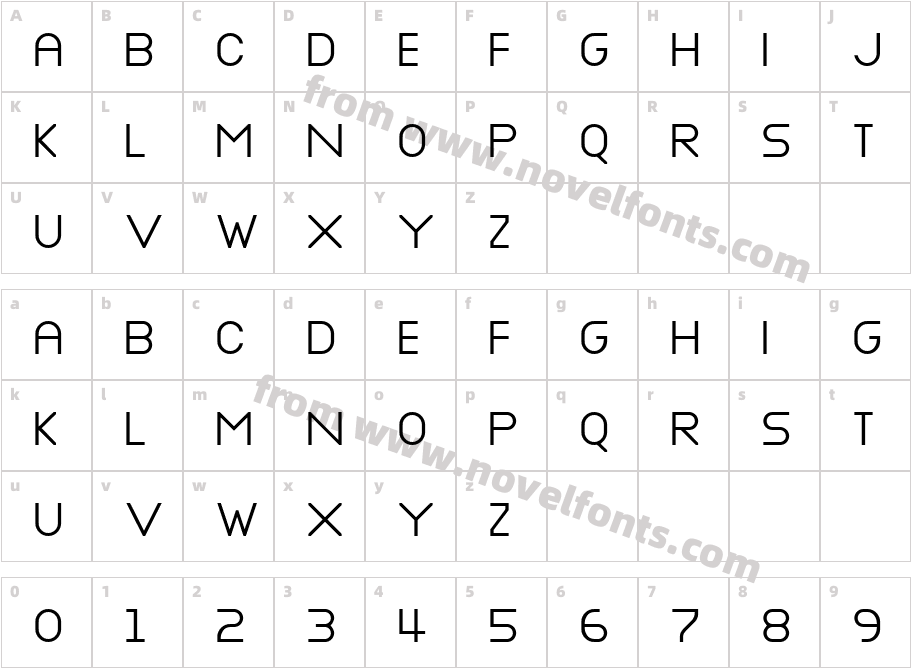 NottkeCharacter Map