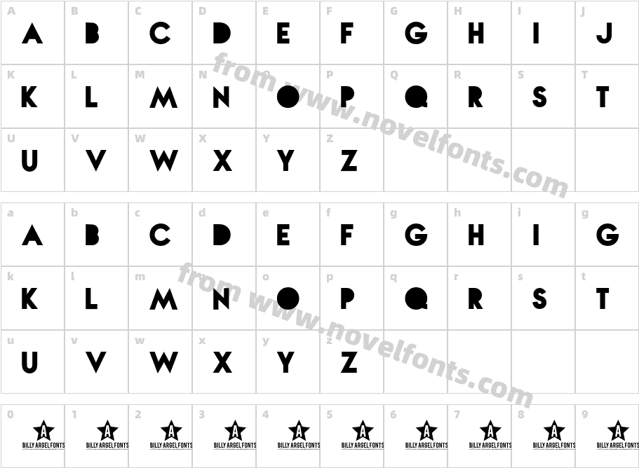 Nova SOLID SOLIDCharacter Map