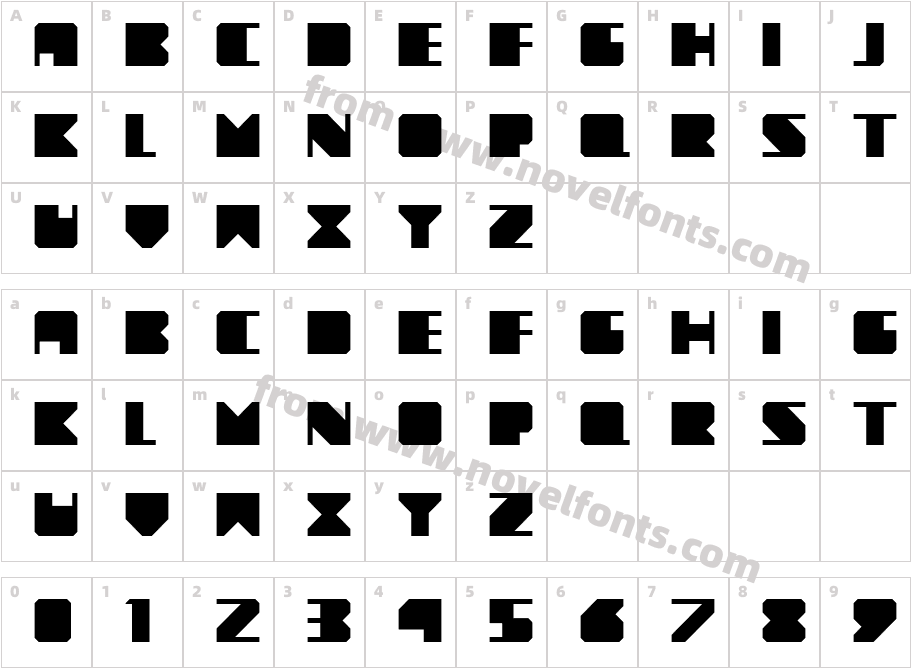 Novum LightCharacter Map