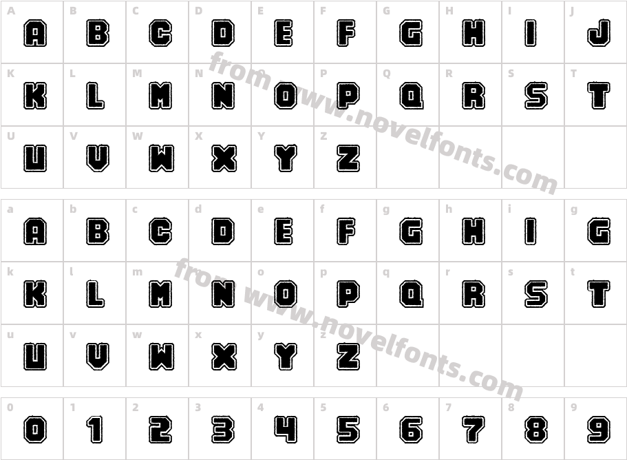 Numero 10 CleanCharacter Map