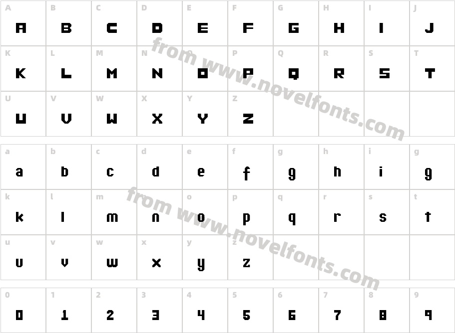 OKULAHAYIRCharacter Map