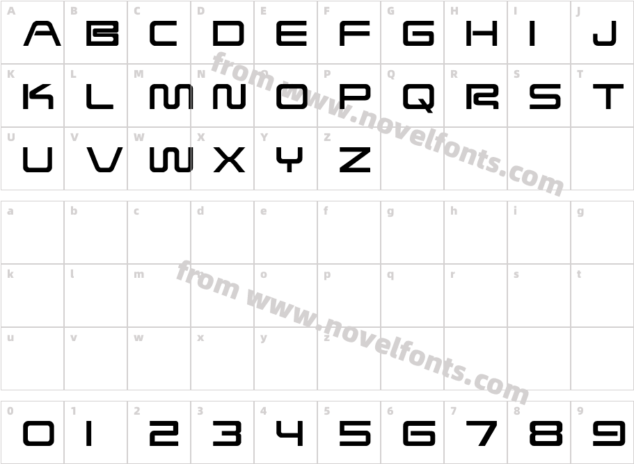 OMNIMastheadCharacter Map