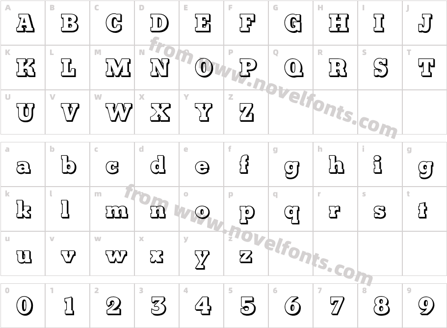 OPTIVaticanCharacter Map