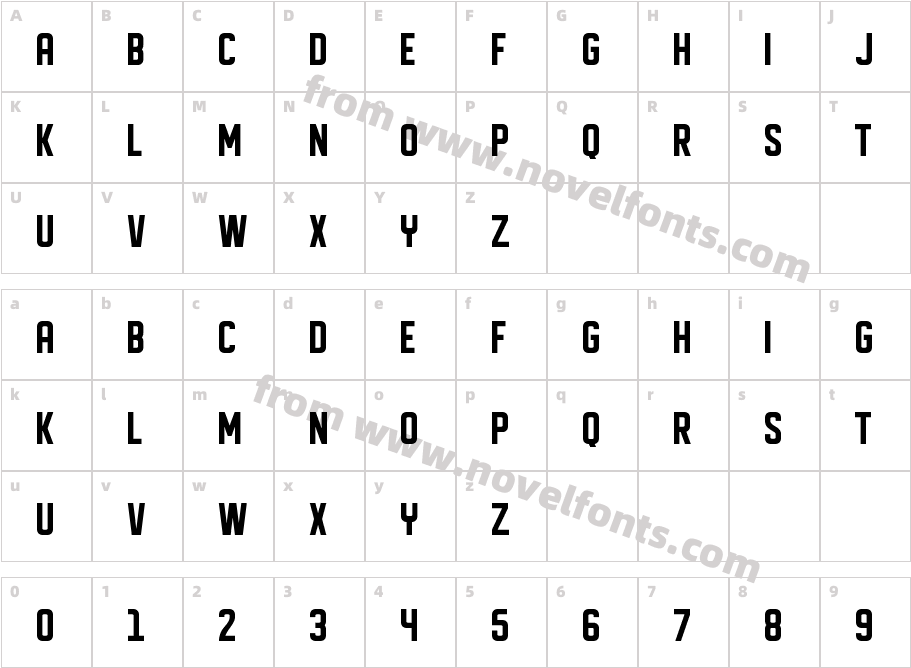 DISPLAYEDCharacter Map