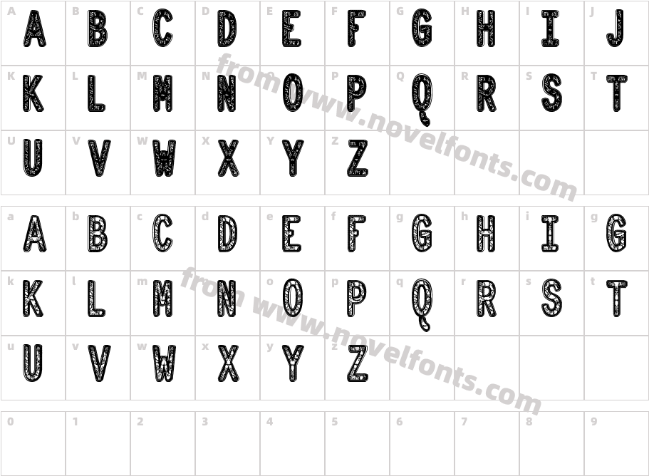 ORNAD dentro tfbCharacter Map