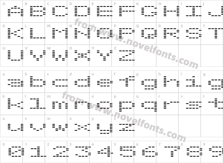 OTO tanpaCharacter Map