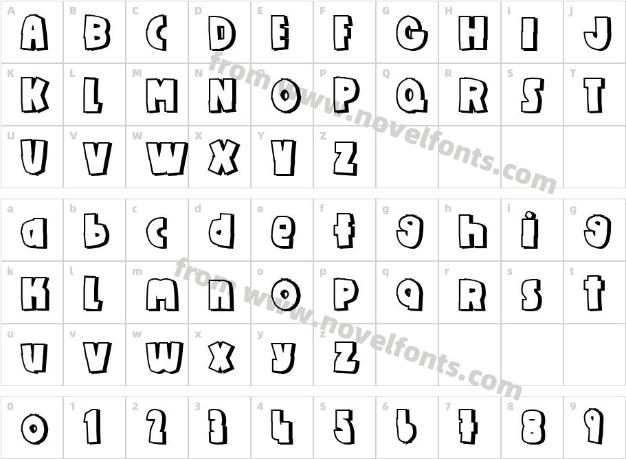 DIYCharacter Map