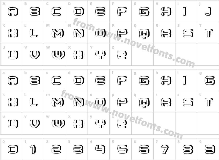 Obtuse RegularCharacter Map