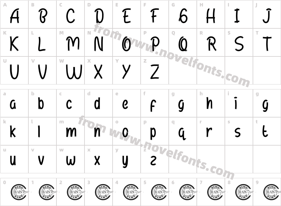 OceanDriveDemoRegularCharacter Map