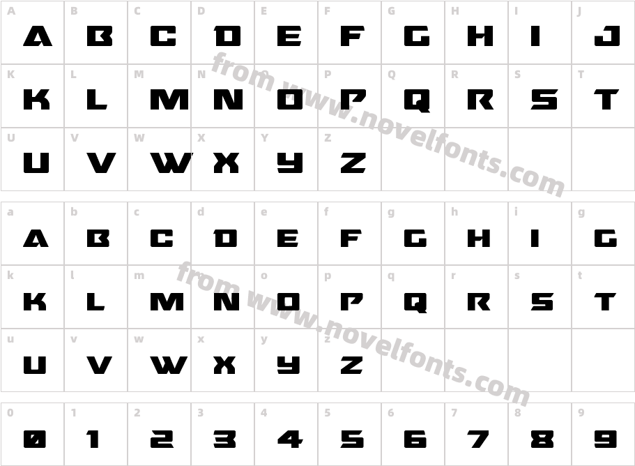 Oceanic Drift ExpandedCharacter Map