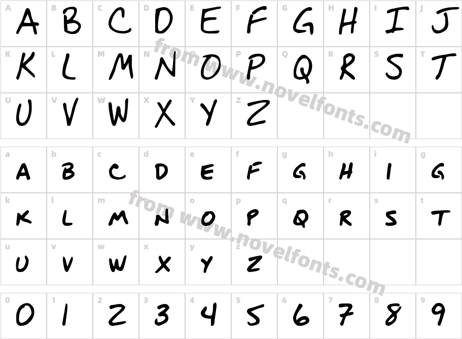 DJB BLUEPRINTCharacter Map