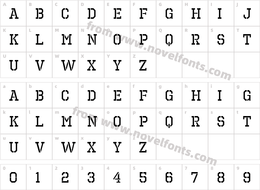 Octin Prison FreeCharacter Map