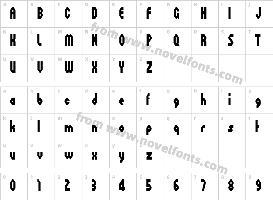 OctovilleCharacter Map