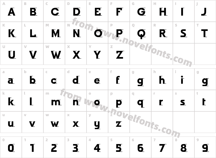 OdysseeITCStd-BoldCharacter Map