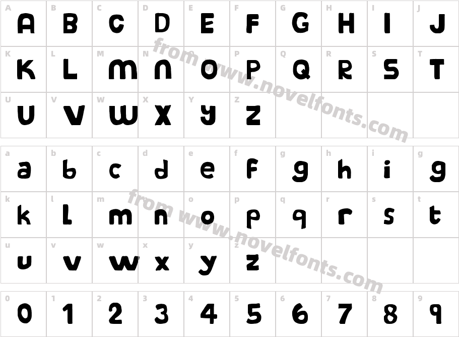 OkuubuntuCharacter Map