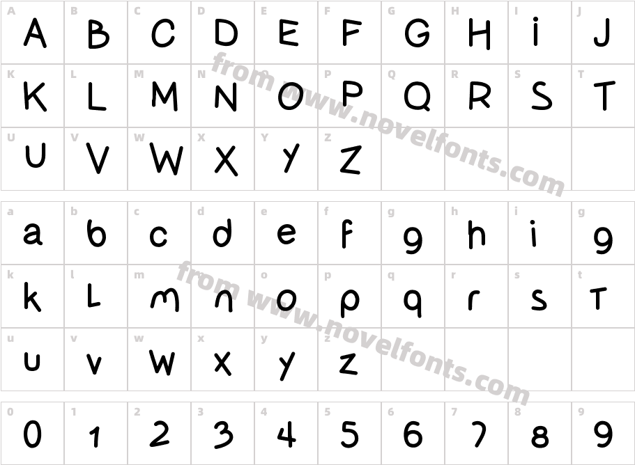 OlivessansPimientoCharacter Map